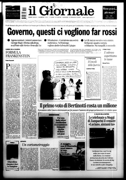 Il giornale : quotidiano del mattino